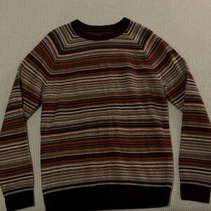 Goodthreads Multicolor Striped Crewneck Sweater